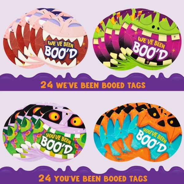 "You've Been Booed " Themed Candy Box, 4 Pcs Box And 48 Cards 6 "You've Been Booed " Themed Candy Box, 4 Pcs Box And 48 Cards - Image 4
