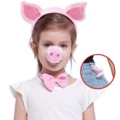 Pink Pig Halloween Accessories